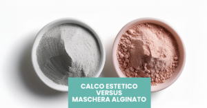 Maschera alginato o calco estetico viso