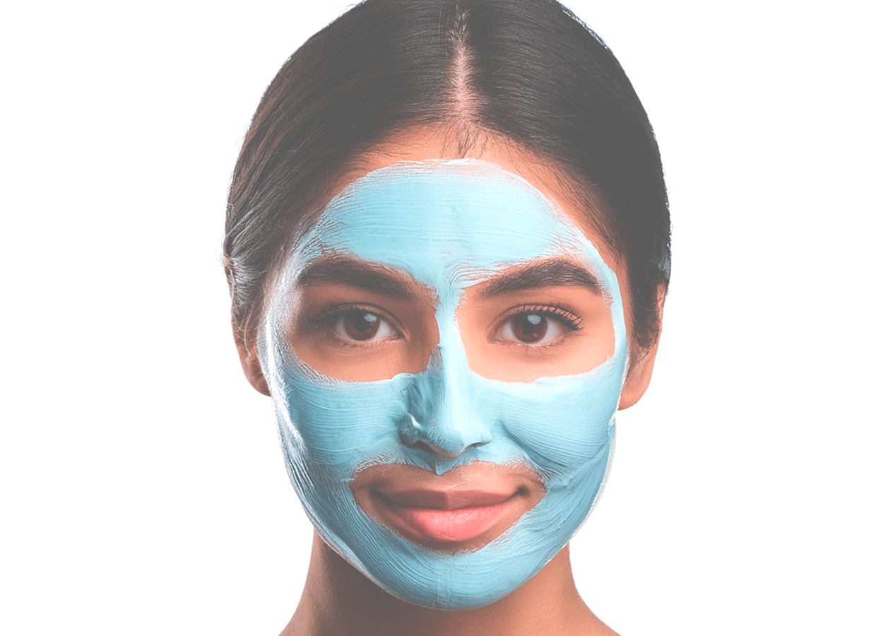 Maschera viso alginato idratante